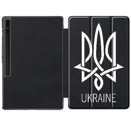 Чехол для Samsung Galaxy Tab S9 Ultra 14.6" Тризуб монограмма ukraine