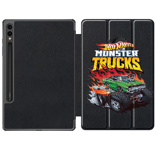 Чехол для Samsung Galaxy Tab S9 Plus 12.4" Hot Wheels Monster Trucks