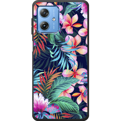 Чехол BoxFace Motorola G54 5G flowers in the tropics