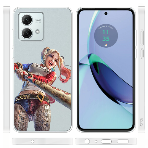 Чехол BoxFace Motorola G84 Happy Harley Quinn