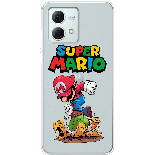 Чехол BoxFace Motorola G84 Super Mario