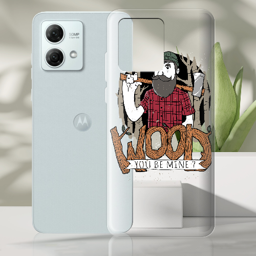 Чехол BoxFace Motorola G84 Wood you be mine