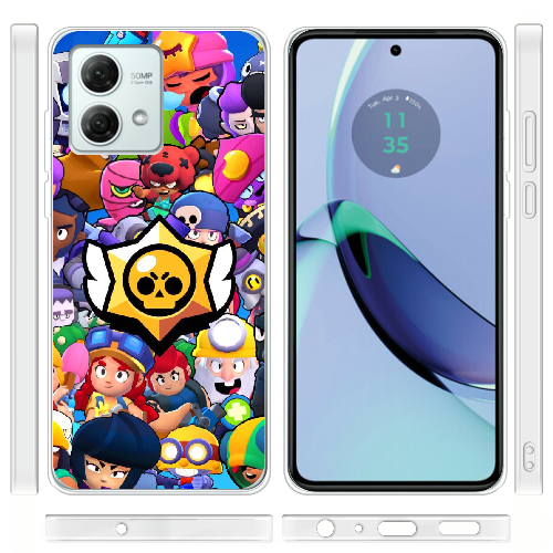 Чехол BoxFace Motorola G84 Brawl Stars