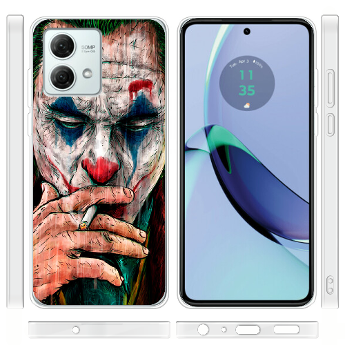 Чехол BoxFace Motorola G84 Joker Smoking