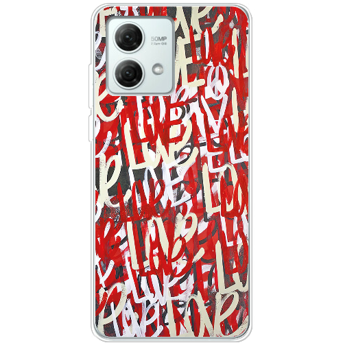 Чехол BoxFace Motorola G84 Love Graffiti