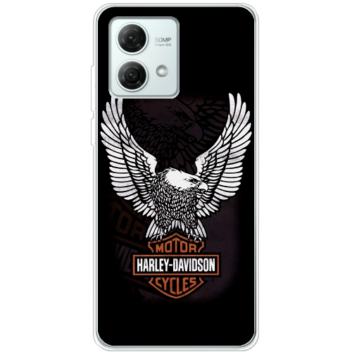 Чехол BoxFace Motorola G84 Harley Davidson and eagle