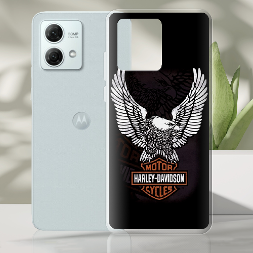 Чехол BoxFace Motorola G84 Harley Davidson and eagle