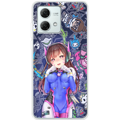 Чехол BoxFace Motorola G84 Overwatch D.VA