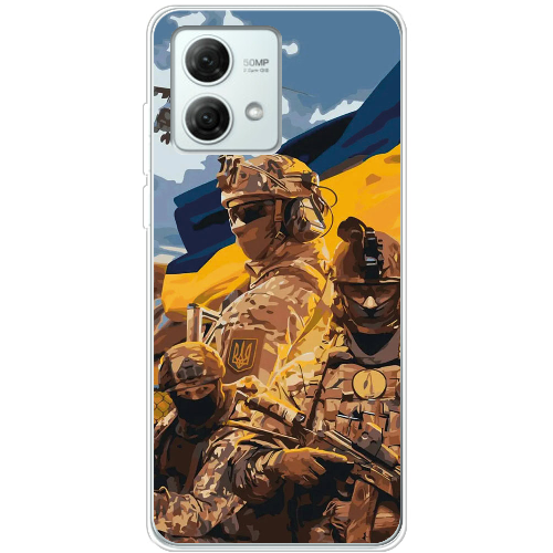 Чехол BoxFace Motorola G84 Воїни ЗСУ