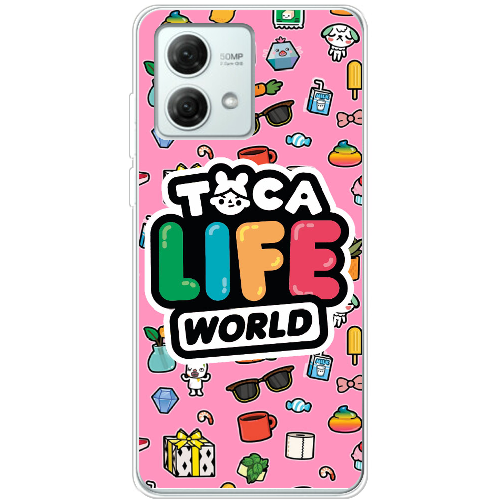 Чехол BoxFace Motorola G84 Toca Boca Life World