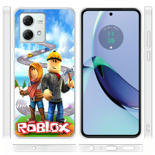 Чехол BoxFace Motorola G84 Roblox Білдерман