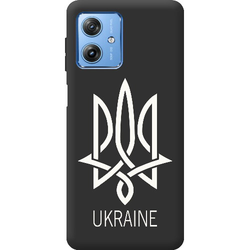 Чехол BoxFace Motorola G54 Power Тризуб монограмма UKRAINE