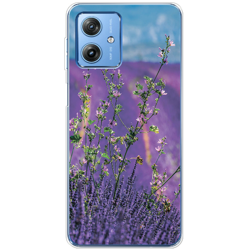 Чехол BoxFace Motorola G54 Power Lavender Field