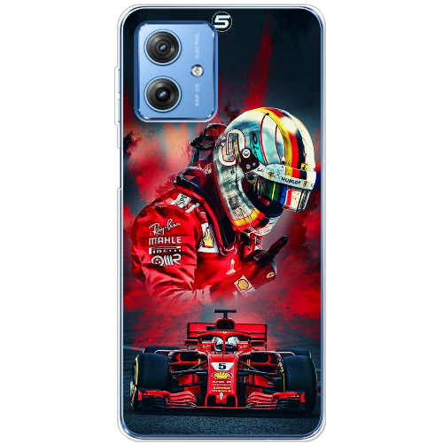 Чехол BoxFace Motorola G54 Power Racing Car