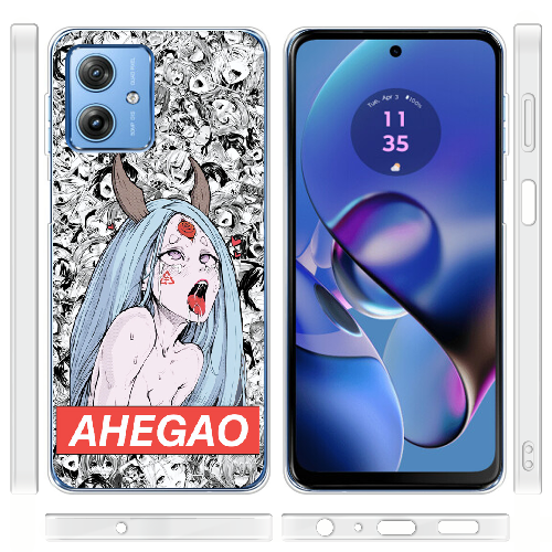 Чехол BoxFace Motorola G54 Power Ahegao