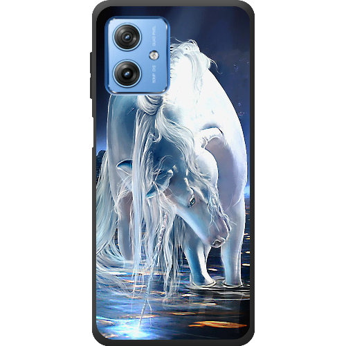 Чехол BoxFace Motorola G54 Power White Horse