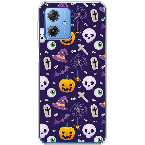 Чехол BoxFace Motorola G54 Power Halloween Purple Mood