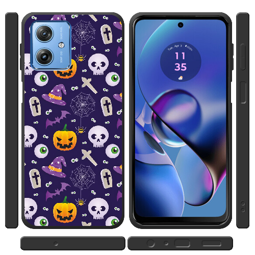 Чехол BoxFace Motorola G54 Power Halloween Purple Mood