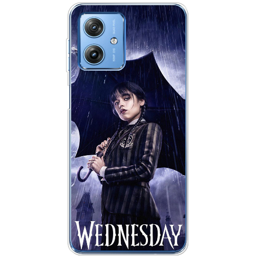 Чехол BoxFace Motorola G54 Power Wednesday Addams