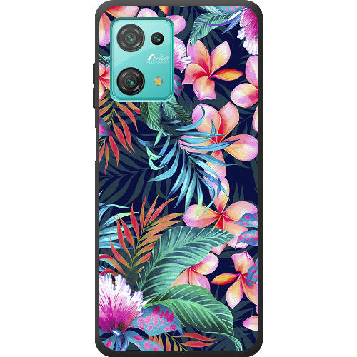 Чехол BoxFace Blackview Oscal C30 flowers in the tropics