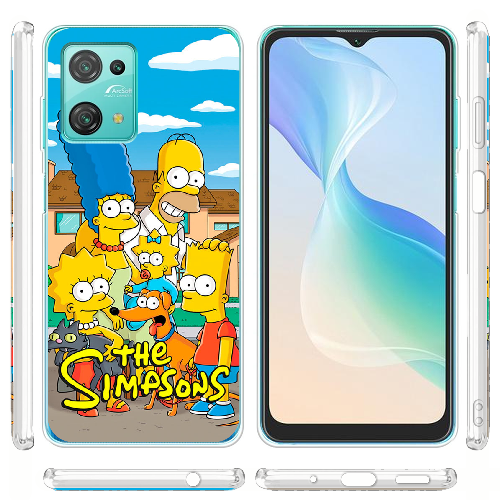 Чехол BoxFace Blackview Oscal C30 the simpsons