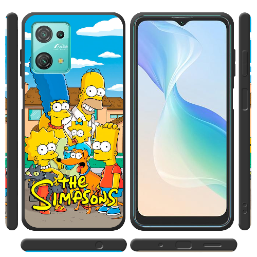 Чехол BoxFace Blackview Oscal C30 the simpsons