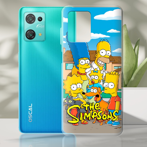 Чехол BoxFace Blackview Oscal C30 the simpsons