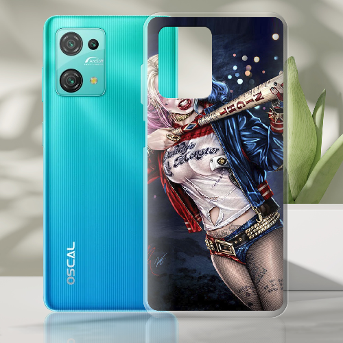 Чехол BoxFace Blackview Oscal C30 Harley Quinn