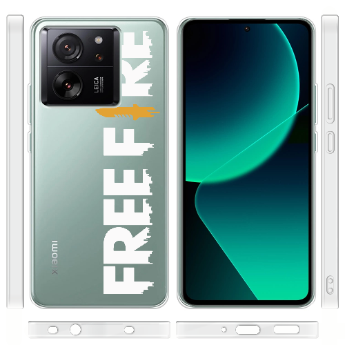 Чехол BoxFace Xiaomi 13T Белый Free Fire