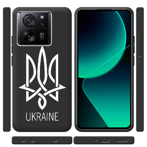 Чехол BoxFace Xiaomi 13T Тризуб монограмма UKRAINE