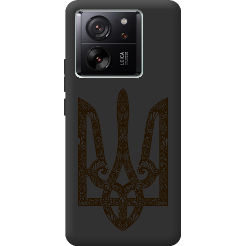 Чехол BoxFace Xiaomi 13T Pro Ukrainian Black Trident