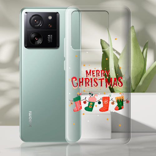 Чехол BoxFace Xiaomi 13T Pro Рождественские Носки