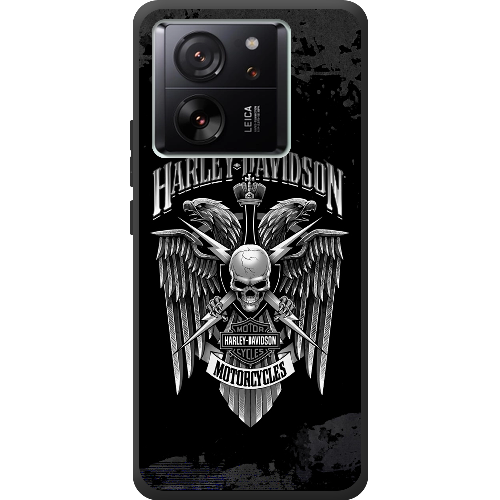 Чехол BoxFace Xiaomi 13T Pro Harley Davidson skull and eagles