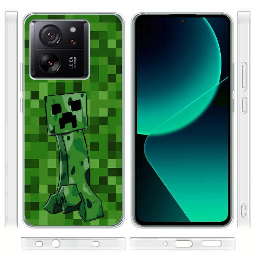 Чехол BoxFace Xiaomi 13T Pro Minecraft Creeper