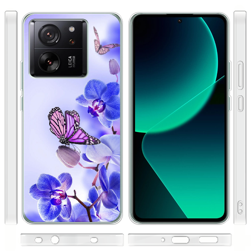 Чехол BoxFace Xiaomi 13T Pro Orchids and Butterflies