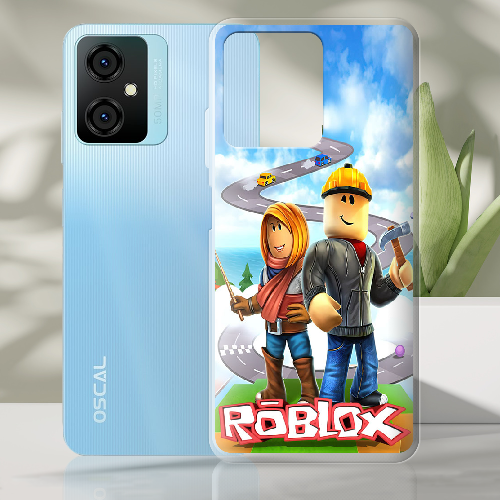 Чехол BoxFace Blackview Oscal C70 Roblox Білдерман