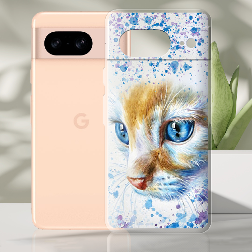 Чехол BoxFace Google Pixel 8 Голубоглазый Кот