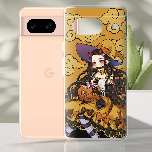 Чехол BoxFace Google Pixel 8 Kamado Nezuko Halloween