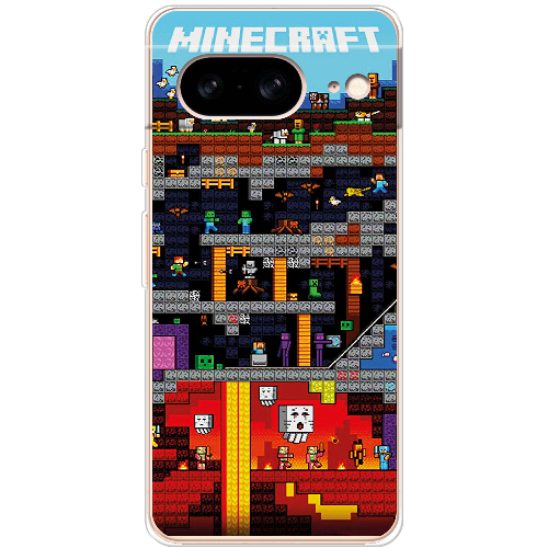 Чехол BoxFace Google Pixel 8 Minecraft Lode Runner