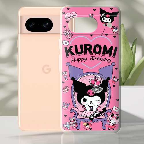 Чехол BoxFace Google Pixel 8 День народження Kuromi