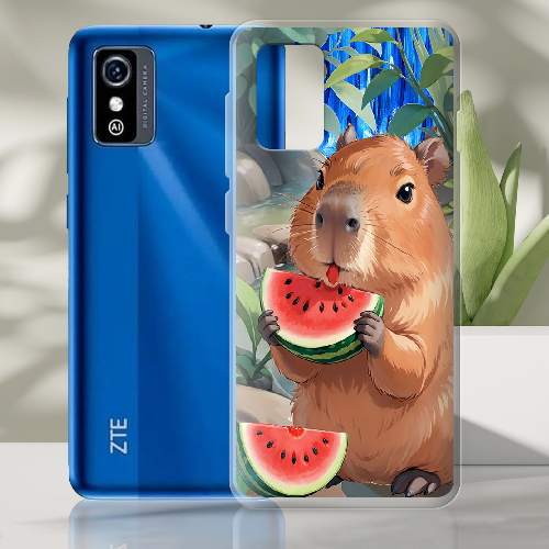 Чехол BoxFace ZTE Blade L9 Капибара з кавуном