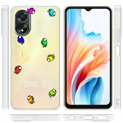 Чехол Boxface OPPO A18 4G Among Us Invisible