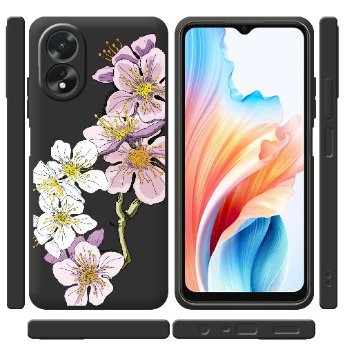 Чехол Boxface OPPO A18 4G Cherry Blossom