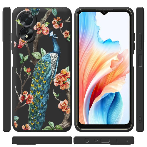 Чехол Boxface OPPO A18 4G Noble Peacock