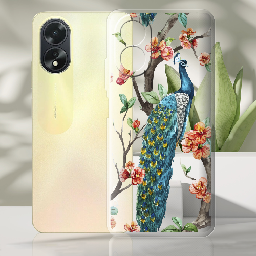 Чехол Boxface OPPO A18 4G Noble Peacock