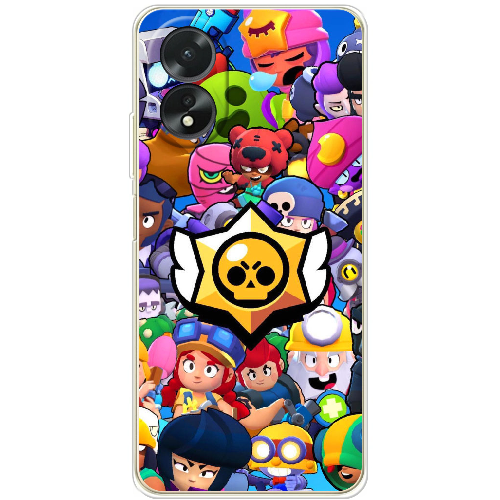 Чехол Boxface OPPO A18 4G Brawl Stars