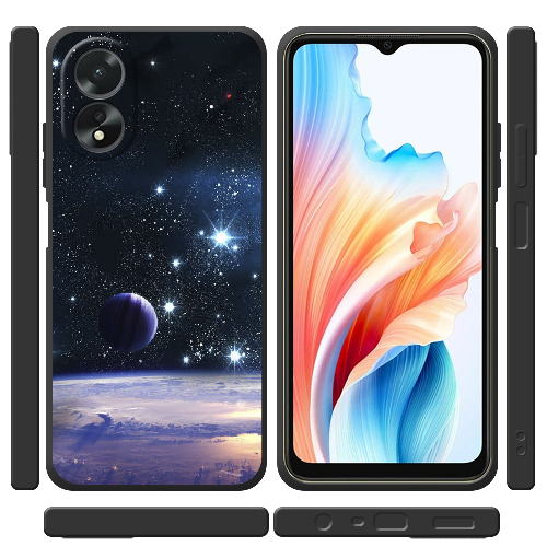 Чехол Boxface OPPO A18 4G Space Landscape