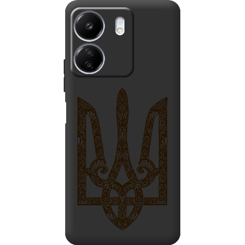 Чехол BoxFace Xiaomi Redmi 13C Ukrainian Black Trident