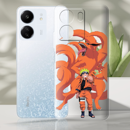 Чехол BoxFace Xiaomi Redmi 13C Naruto and Kurama