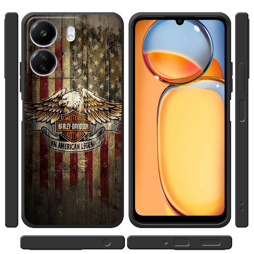 Чехол BoxFace Xiaomi Redmi 13C Harley Davidson An American Legend